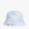 Chapéu de pescador com estampado floral