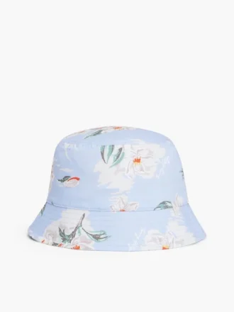 Chapéu de pescador com estampado floral