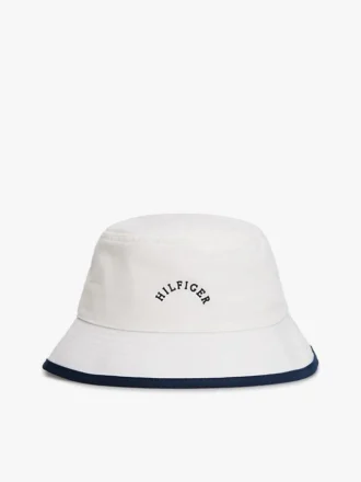 Chapéu de pescador com logótipo Hilfiger escovado