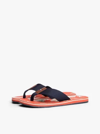 Chinelo com Estampado Floral