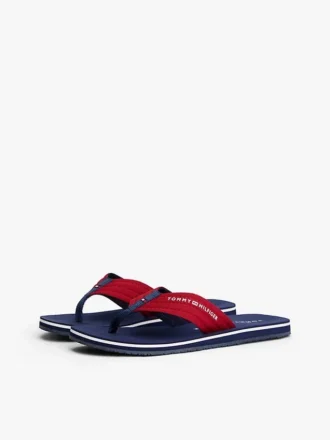 Chinelo com logótipo Tommy