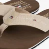 Chinelos de linho chambray Chinelos de linho chambray