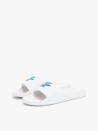 Chinelos de piscina com monograma bordado