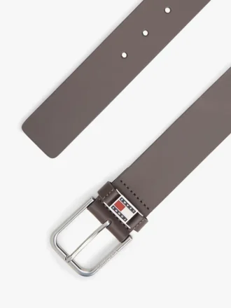 Cinto de couro com emblema esmaltado Tommy Jeans Cinto de couro com emblema esmaltado Tommy Jeans