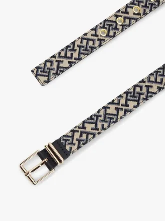 Cinto Jacquard com Monograma