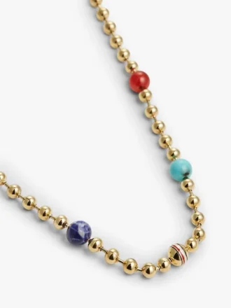Colar Boho Multicolorido com Contas