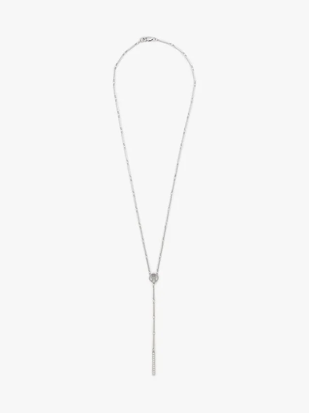 Colar Lariat com detalhes em cristal Colar Lariat com detalhes em cristal