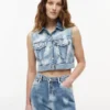 Colete de ganga curto Tommy Jeans Colete de ganga curto Tommy Jeans
