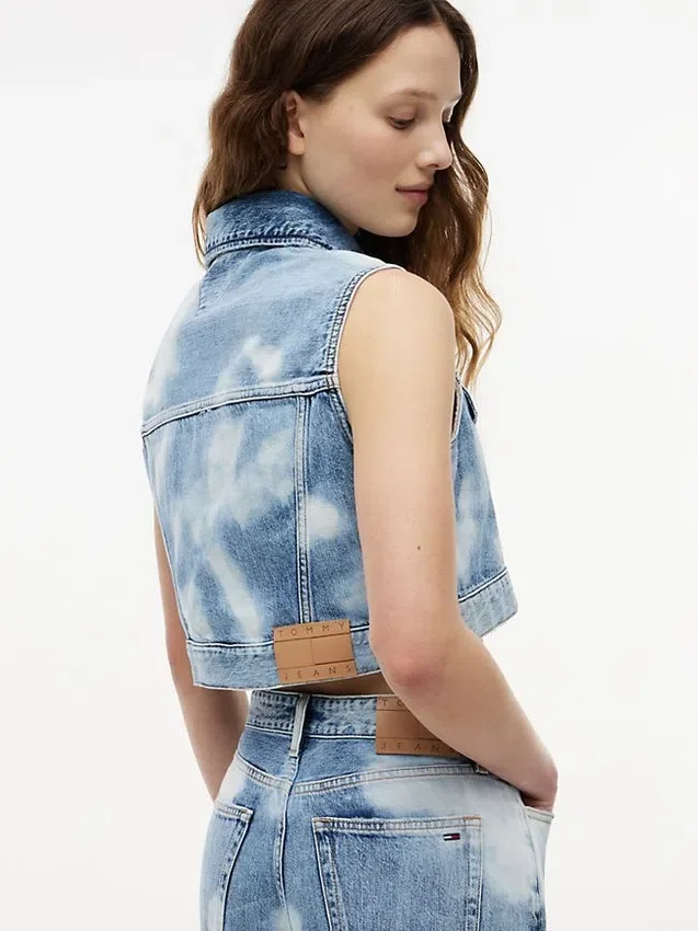 Colete de ganga curto Tommy Jeans Colete de ganga curto Tommy Jeans