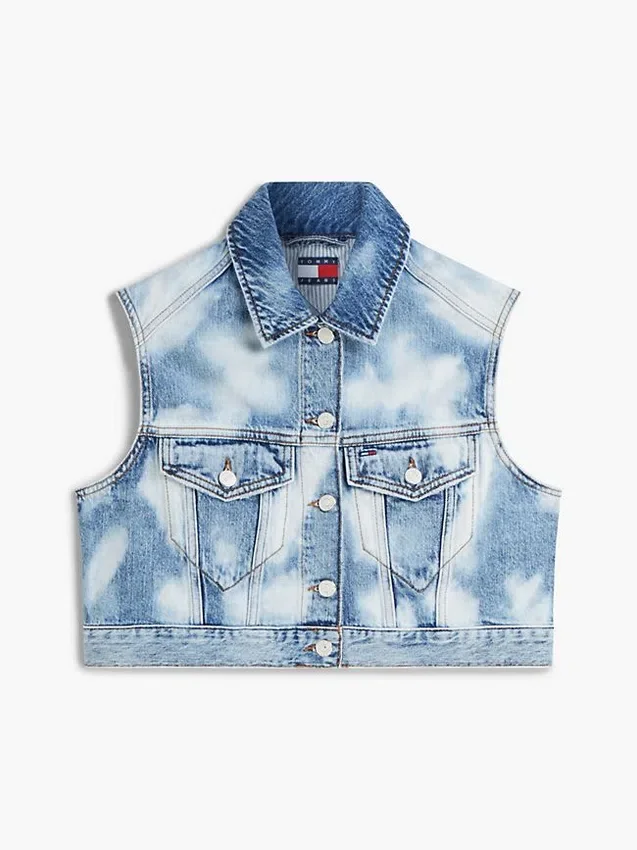 Colete de ganga curto Tommy Jeans Colete de ganga curto Tommy Jeans