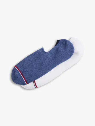 Conjunto de 2 pares de meias invisíveis com estampado