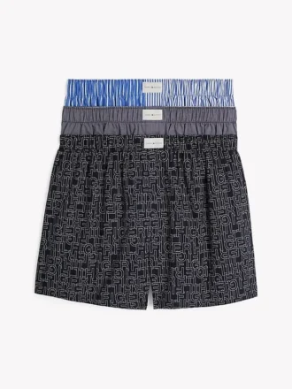 Conjunto de 3 boxers com logótipo tecido