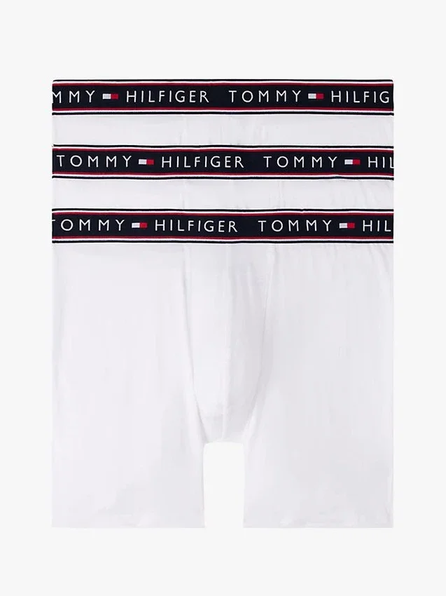 Conjunto de 3 boxers em algodão elástico Conjunto de 3 boxers em algodão elástico