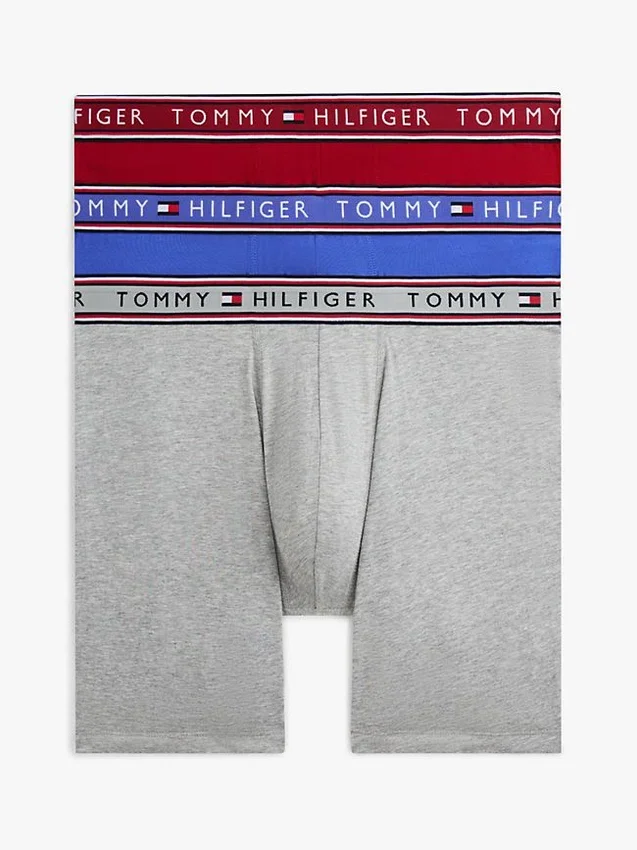 Conjunto de 3 boxers em algodão elástico Conjunto de 3 boxers em algodão elástico