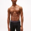 Conjunto de 3 boxers em algodão elástico Conjunto de 3 boxers em algodão elástico