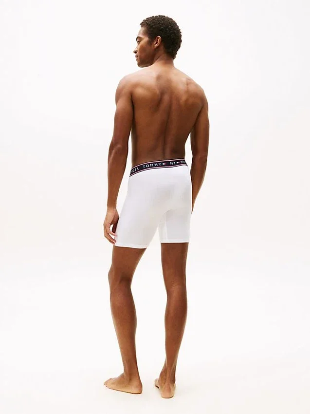 Conjunto de 3 boxers em algodão elástico Conjunto de 3 boxers em algodão elástico