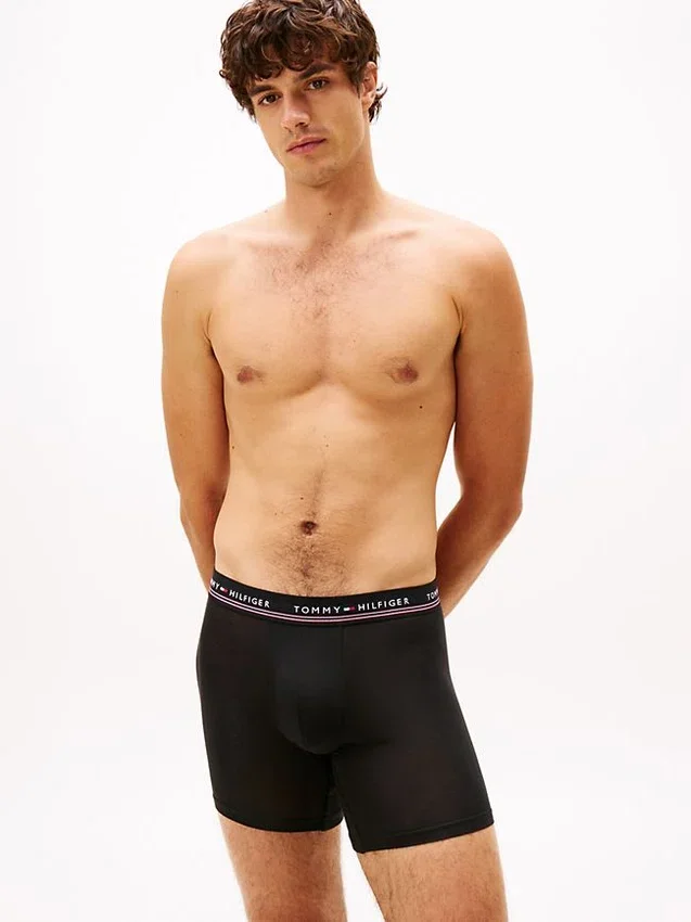 Conjunto de 3 boxers em modal elástico Conjunto de 3 boxers em modal elástico