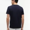 Conjunto de 3 camisolas interiores clássicas de algodão com gola redonda Conjunto de 3 camisolas interiores clássicas de algodão com gola redonda