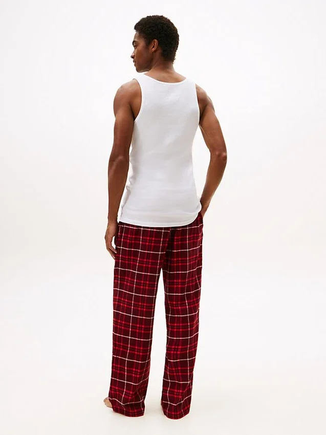 Conjunto de 3 camisolas sem mangas clássicas de algodão Conjunto de 3 camisolas sem mangas clássicas de algodão