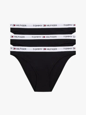 Conjunto de 3 cuecas biquíni com logótipo Tommy