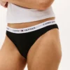 Conjunto de 3 cuecas biquíni com logótipo Tommy