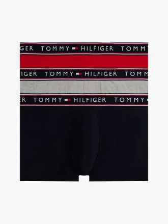 Conjunto de 3 cuecas boxer em algodão elástico