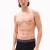 Conjunto de 3 cuecas boxer em algodão elástico