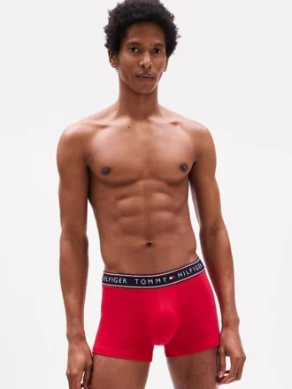 Conjunto de 3 cuecas boxer em algodão elástico