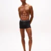 Conjunto de 3 cuecas boxer em algodão elástico