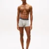 Conjunto de 3 cuecas boxer em algodão elástico Conjunto de 3 cuecas boxer em algodão elástico