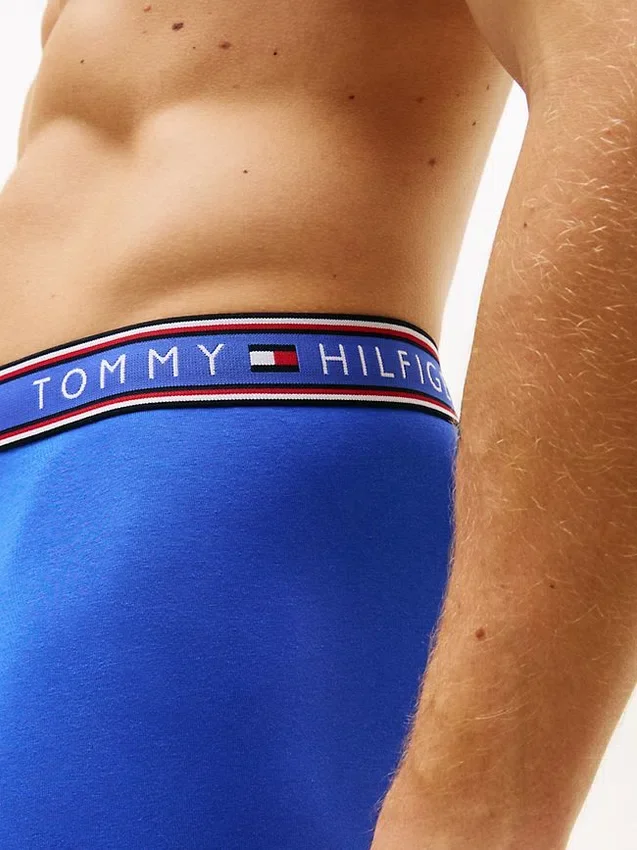 Conjunto de 3 cuecas boxer em algodão elástico Conjunto de 3 cuecas boxer em algodão elástico