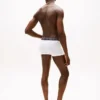Conjunto de 3 cuecas boxer em algodão elástico Conjunto de 3 cuecas boxer em algodão elástico