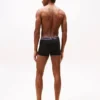 Conjunto de 3 cuecas boxer em algodão elástico