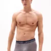 Conjunto de 3 cuecas boxer em modal elástico Conjunto de 3 cuecas boxer em modal elástico