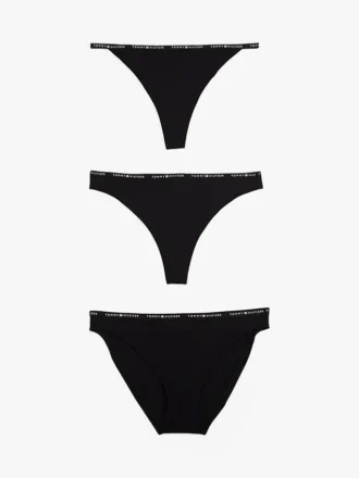 Conjunto de 3 cuecas variadas (tanga e cueca de corte alto)