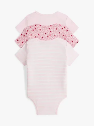 Conjunto de 3 macacões elásticos para bebés