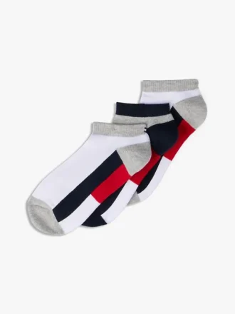 Conjunto de 3 pares de meias curtas para criança