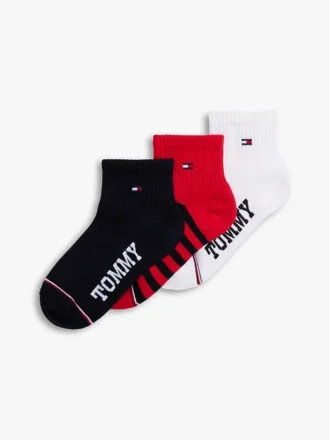 Conjunto de 3 pares de meias curtas para criança