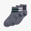 Conjunto de 3 pares de meias desportivas curtas para criança