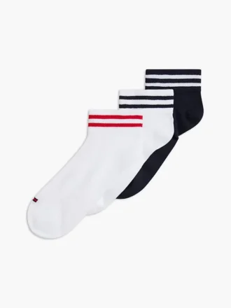 Conjunto de 3 pares de meias desportivas de cano curto
