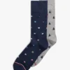 Conjunto de 3 pares de meias náuticas Conjunto de 3 pares de meias náuticas