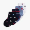 Conjunto de 3 pares de meias náuticas para bebés