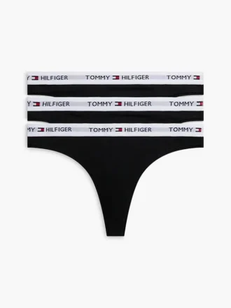 Conjunto de 3 tangas com logótipo Tommy