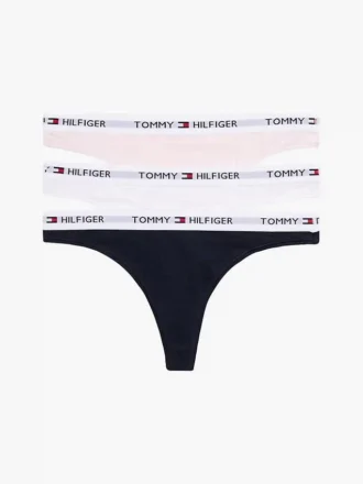 Conjunto de 3 tangas com logótipo Tommy