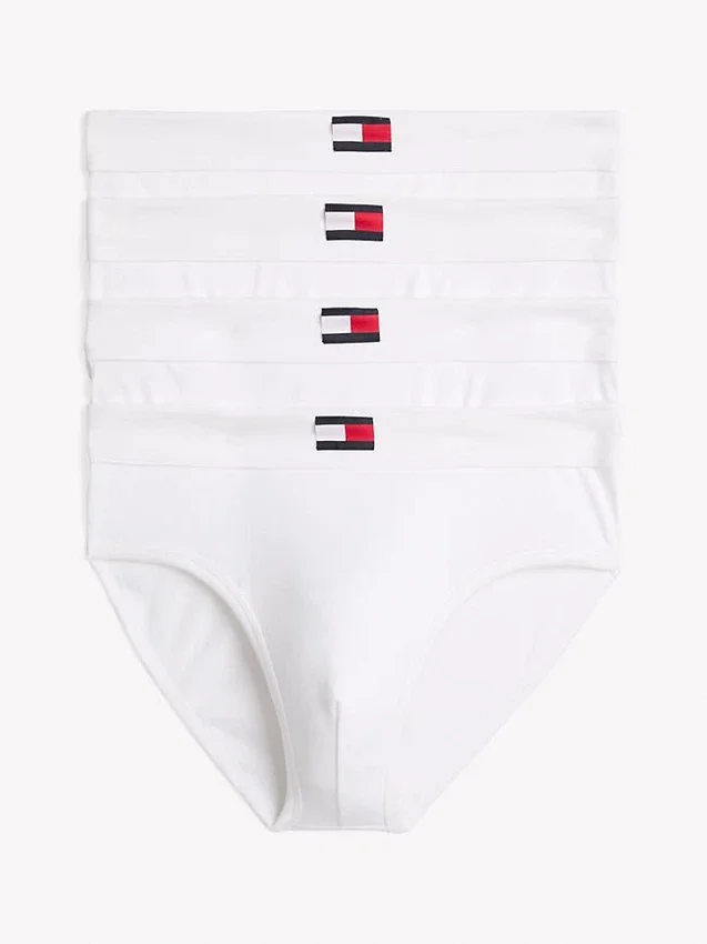Conjunto de 4 cuecas de cintura baixa Cotton Classics Conjunto de 4 cuecas de cintura baixa Cotton Classics