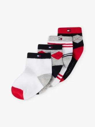 Conjunto de 4 pares de meias para bebés