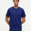 Conjunto de 5 camisolas interiores clássicas de algodão com gola redonda Conjunto de 5 camisolas interiores clássicas de algodão com gola redonda
