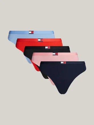 Conjunto de 5 tangas com logótipo de bandeira
