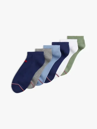 Conjunto de 6 pares de meias curtas