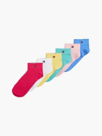 Conjunto de 6 pares de meias desportivas de cano curto